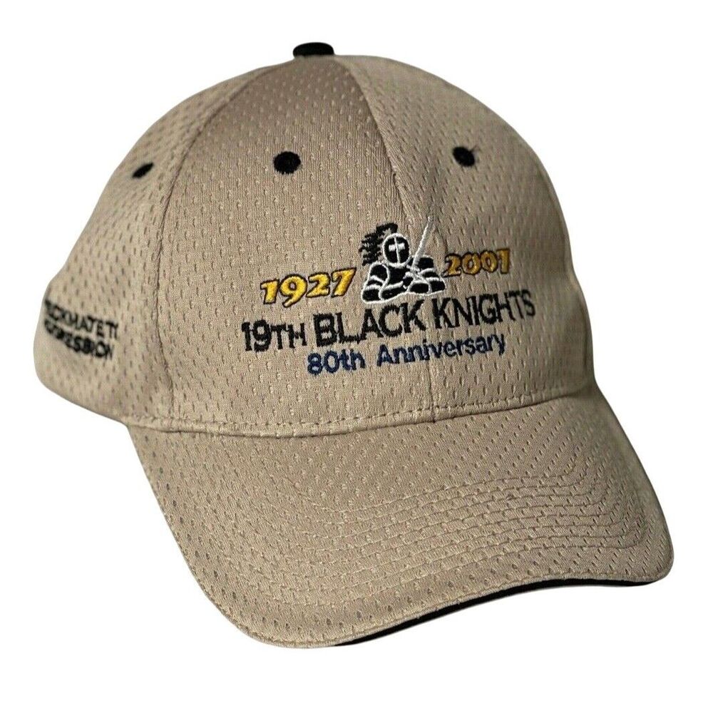 19th Black Knights Anniversary Baseball Hat Cap One Size Otto Quality Headwear